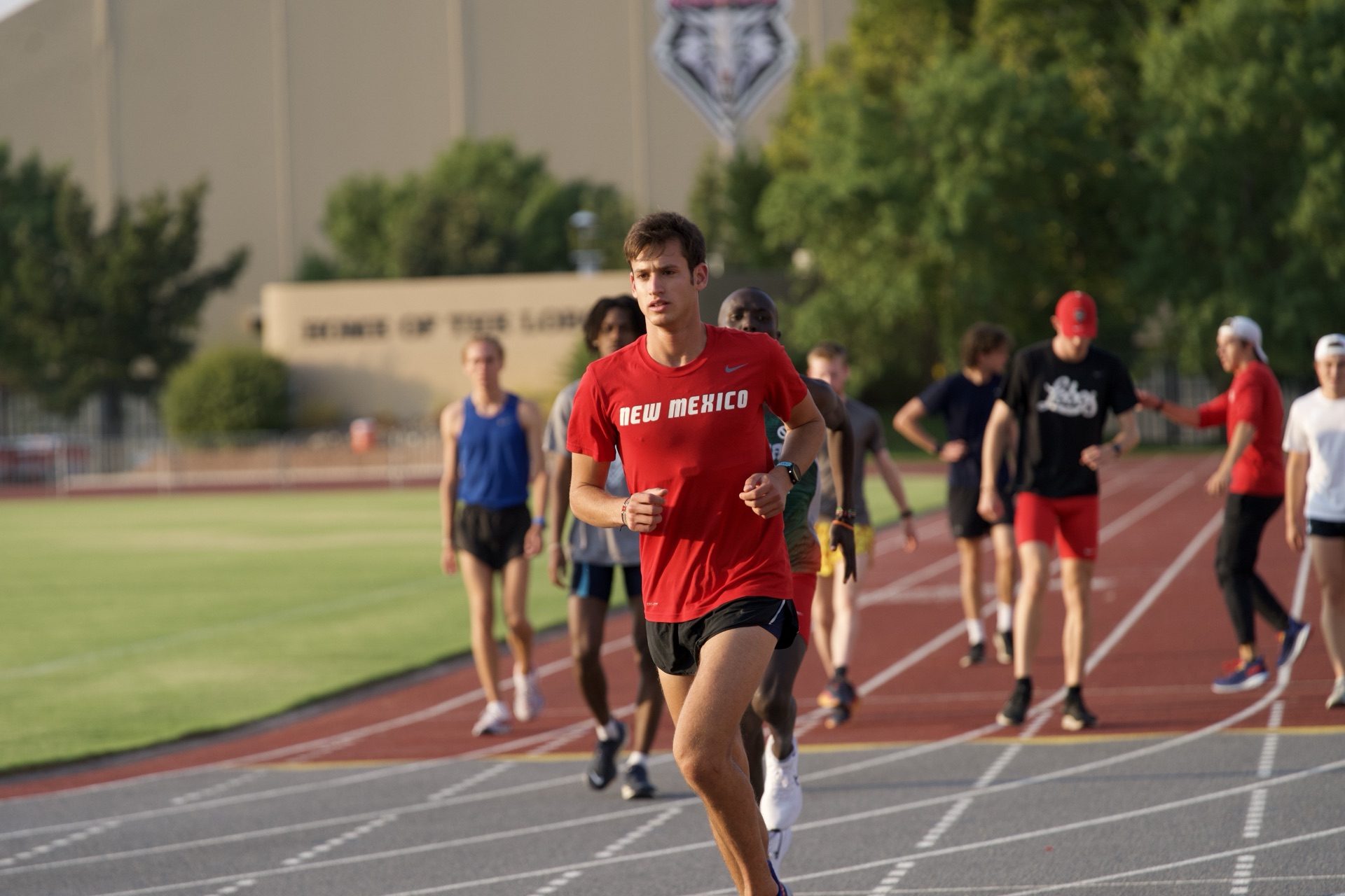 Track training session